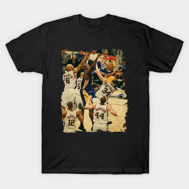 There Was Literally No Stopping Shaq in The NBA Finals T-Shirt by Omeshshopart
